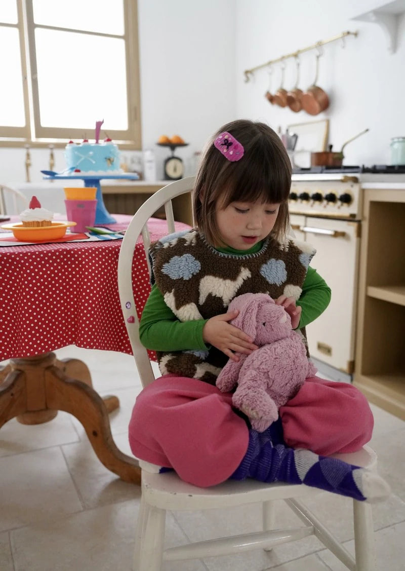 Llama Vest – koreanische Kindermode bei Little Foxx