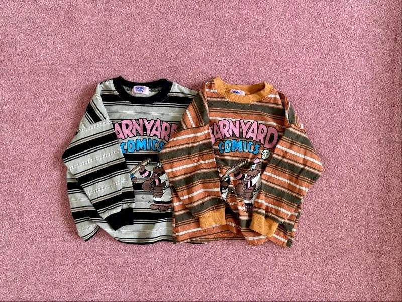 Base Ball Tee – Kindershirt von Ramijini, Made in Korea