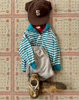 Little Foxx – Stripe Collar Tee