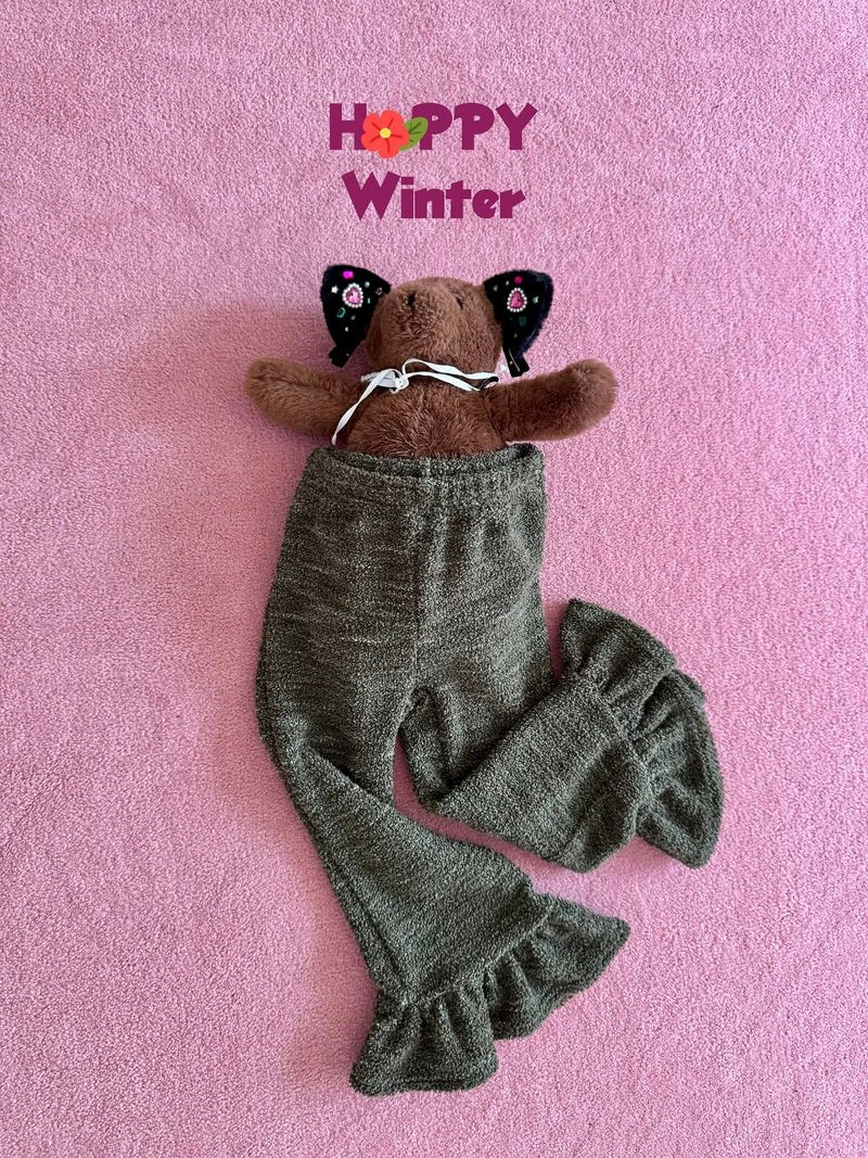 Knit Frill Pants – Original koreanisches Label Ramijini