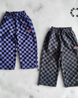 Little Foxx – Riwoo Chess Fleece String Pants
