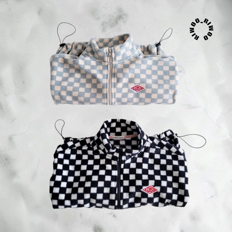 Little Foxx – Riwoo Chess Fleece Zip-Up