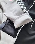 Little Foxx – Fleece Side Check Wide Pants
