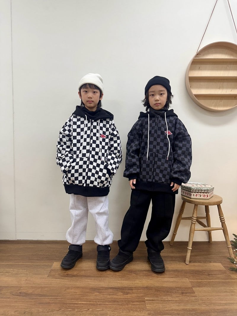 Little Foxx – Chess Fleece Hooded Zip-Up