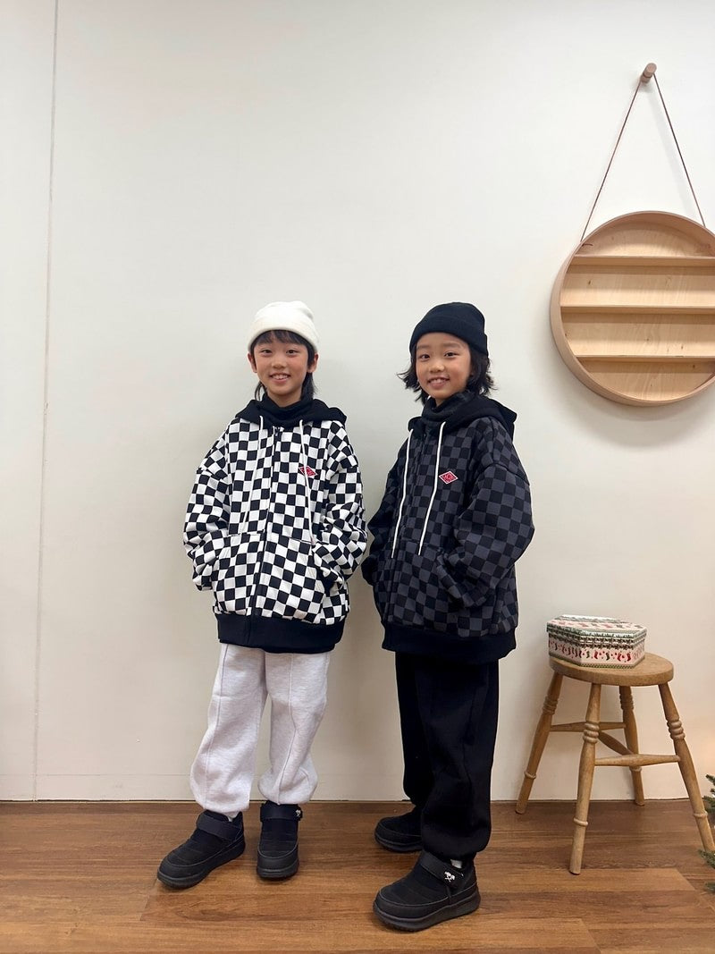 Little Foxx – Chess Fleece Hooded Zip-Up
