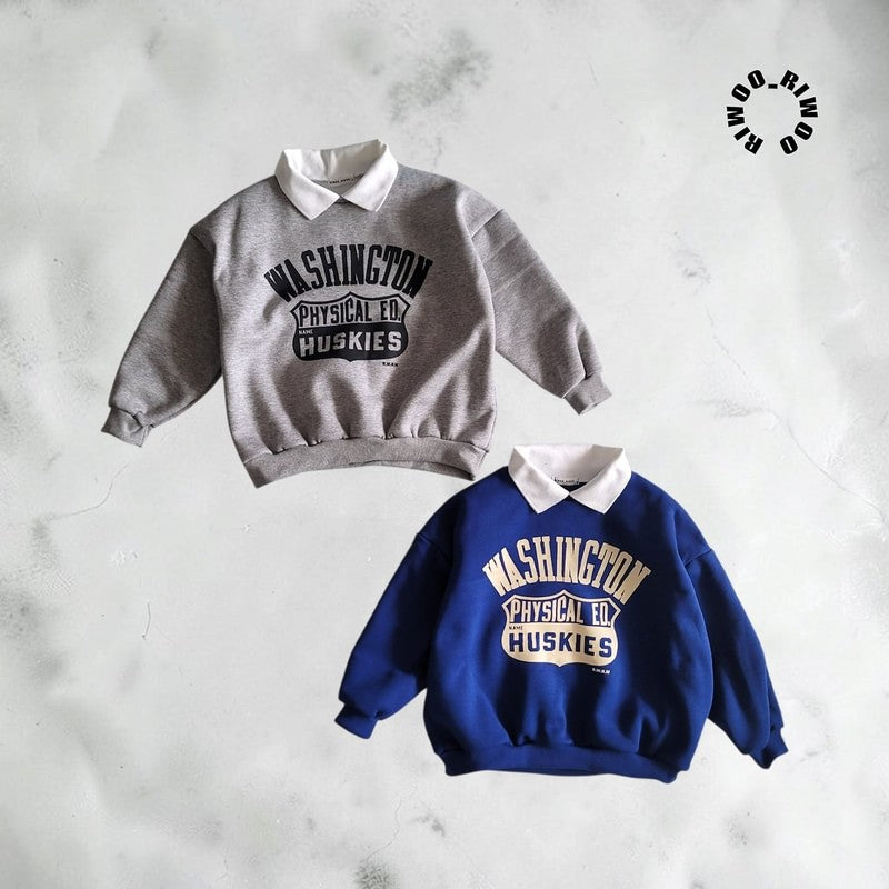 Little Foxx – Washington Fleece Collar Sweatshirt