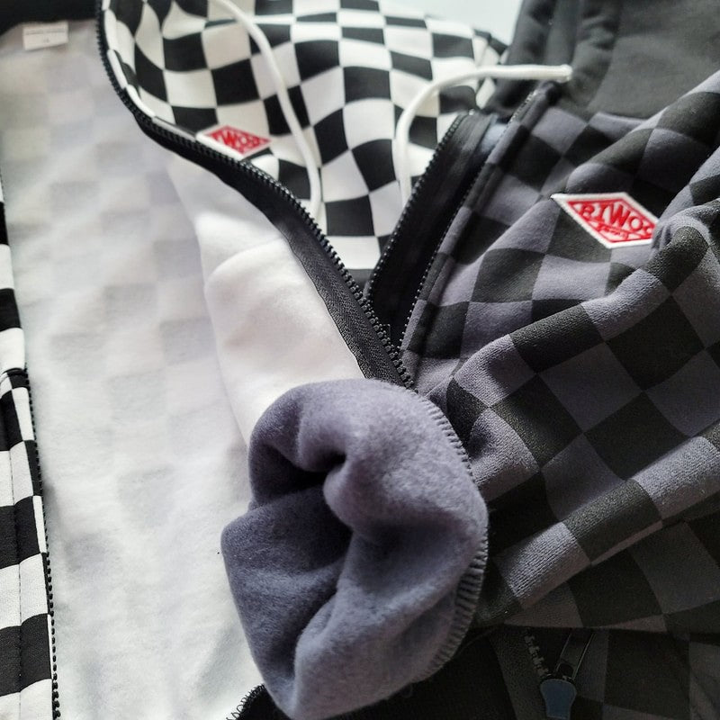 Little Foxx – Chess Fleece Hooded Zip-Up