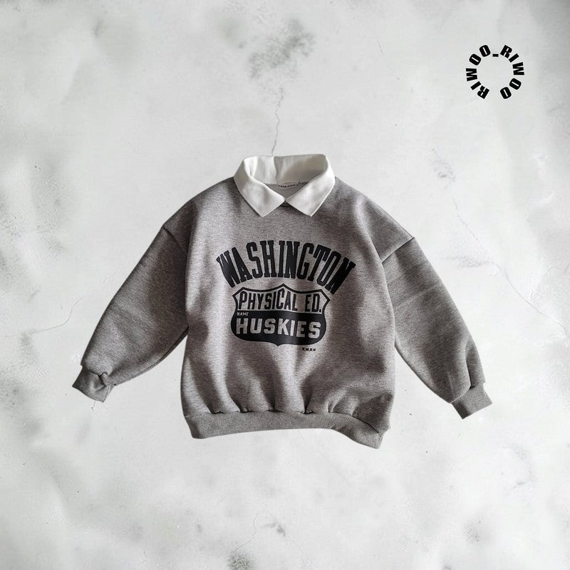 Little Foxx – Washington Fleece Collar Sweatshirt