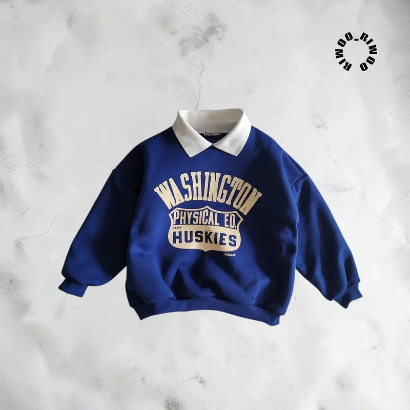 Little Foxx – Washington Fleece Collar Sweatshirt