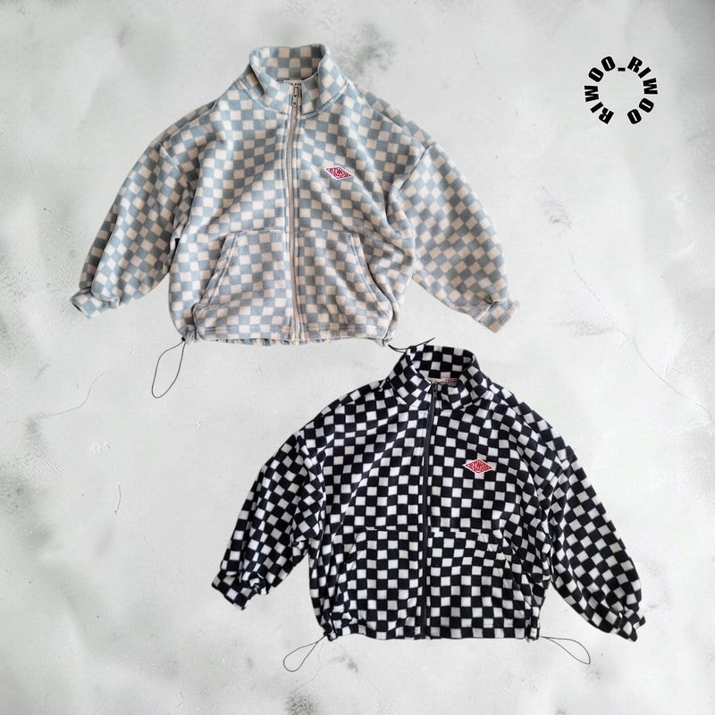 Little Foxx – Riwoo Chess Fleece Zip-Up