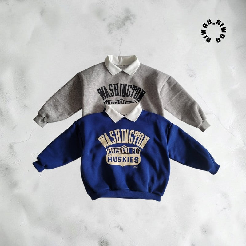 Little Foxx – Washington Fleece Collar Sweatshirt