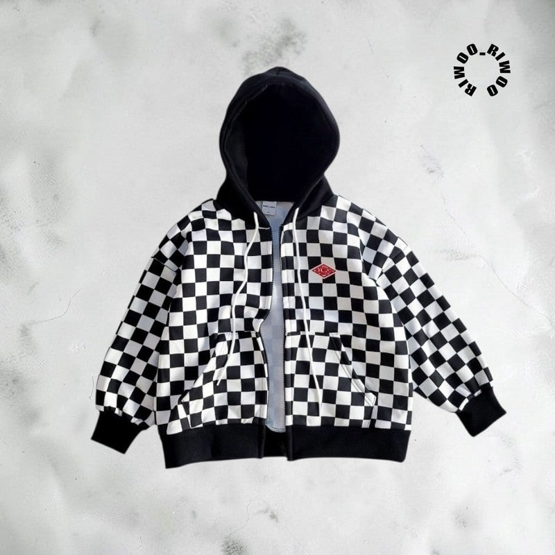Little Foxx – Chess Fleece Hooded Zip-Up