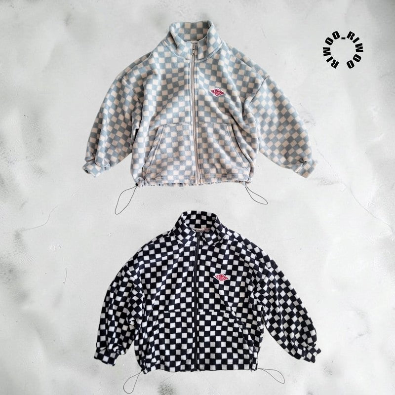 Little Foxx – Riwoo Chess Fleece Zip-Up