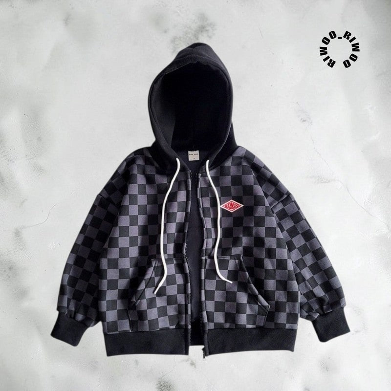 Little Foxx – Chess Fleece Hooded Zip-Up