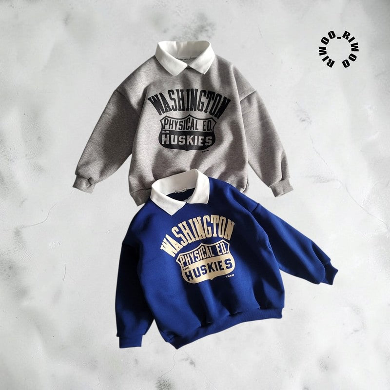 Little Foxx – Washington Fleece Collar Sweatshirt