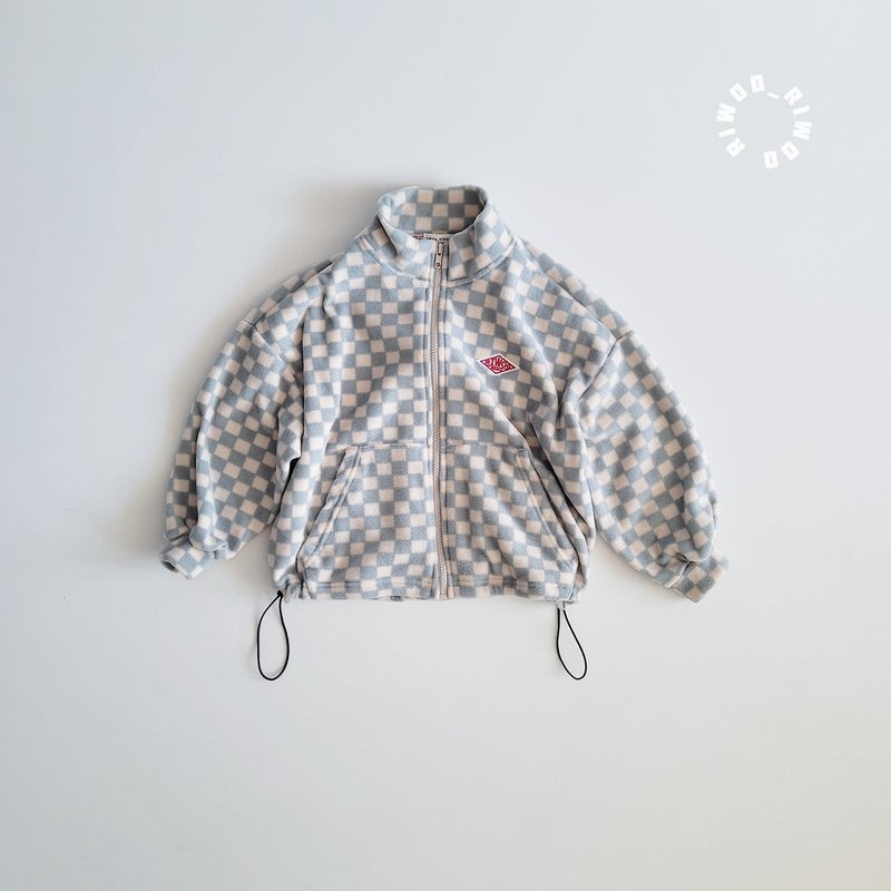 Little Foxx – Riwoo Chess Fleece Zip-Up