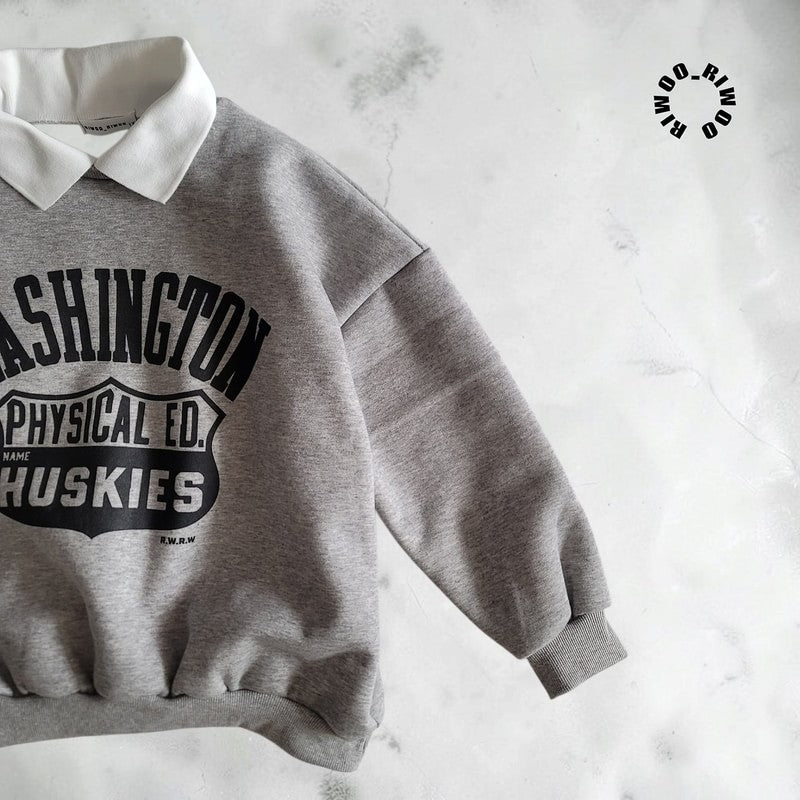 Little Foxx – Washington Fleece Collar Sweatshirt