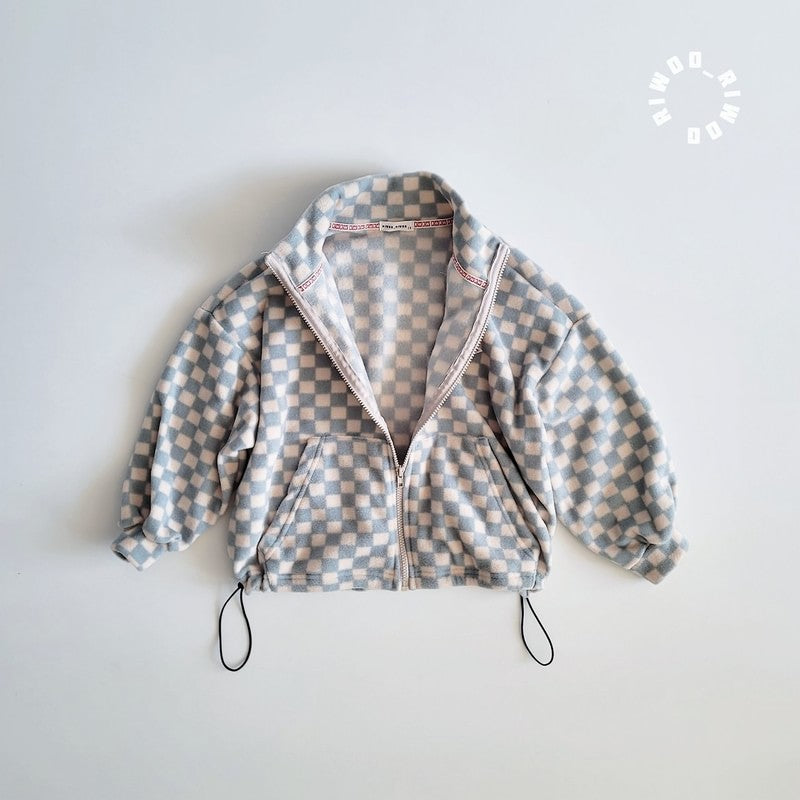 Little Foxx – Riwoo Chess Fleece Zip-Up