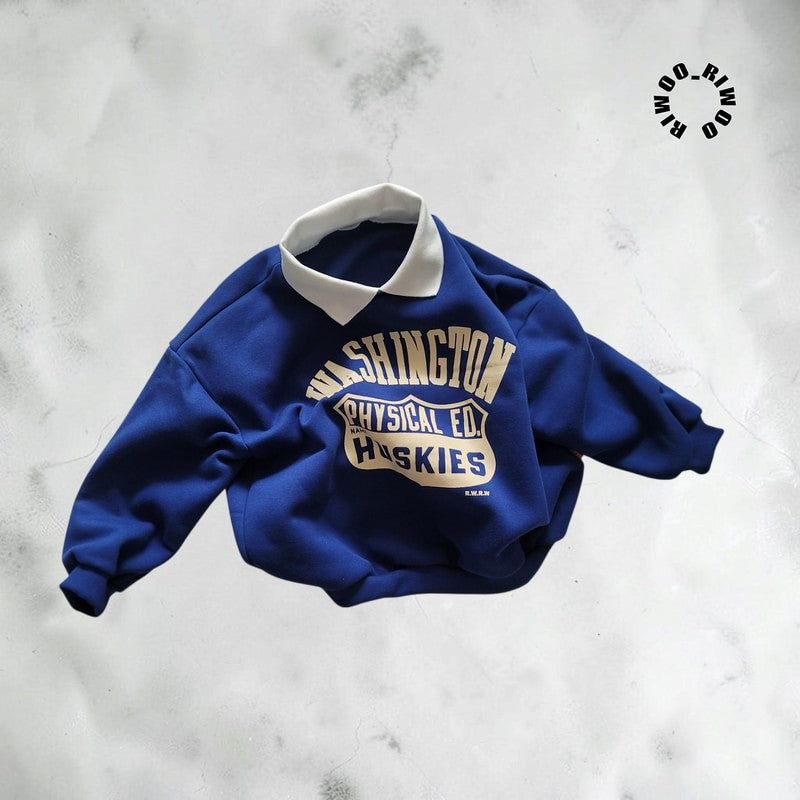 Little Foxx – Washington Fleece Collar Sweatshirt