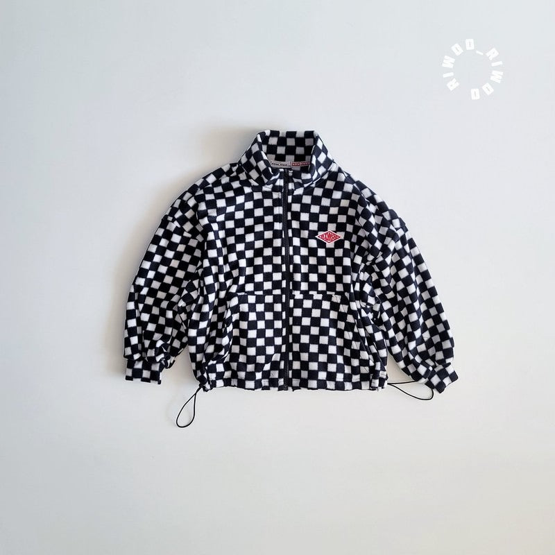 Little Foxx – Riwoo Chess Fleece Zip-Up