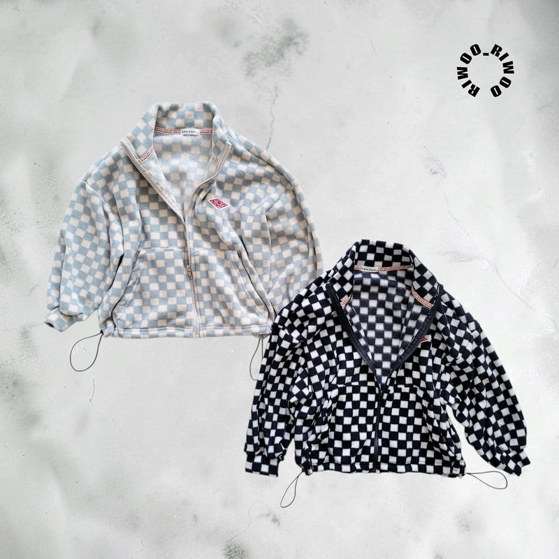 Little Foxx – Riwoo Chess Fleece Zip-Up