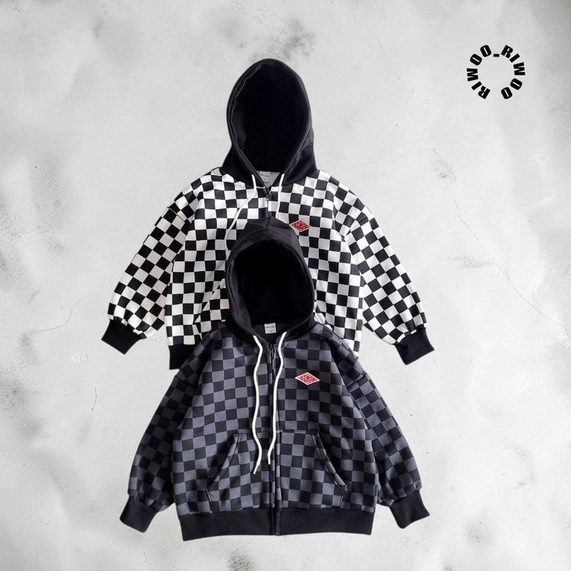 Little Foxx – Chess Fleece Hooded Zip-Up