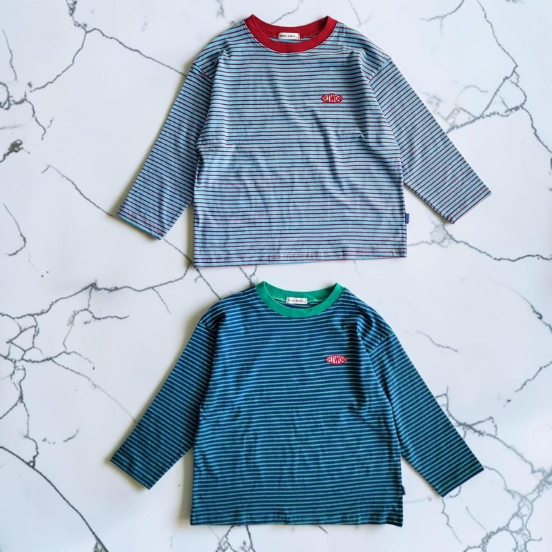 Little Foxx – Thick Striped Patch Tee