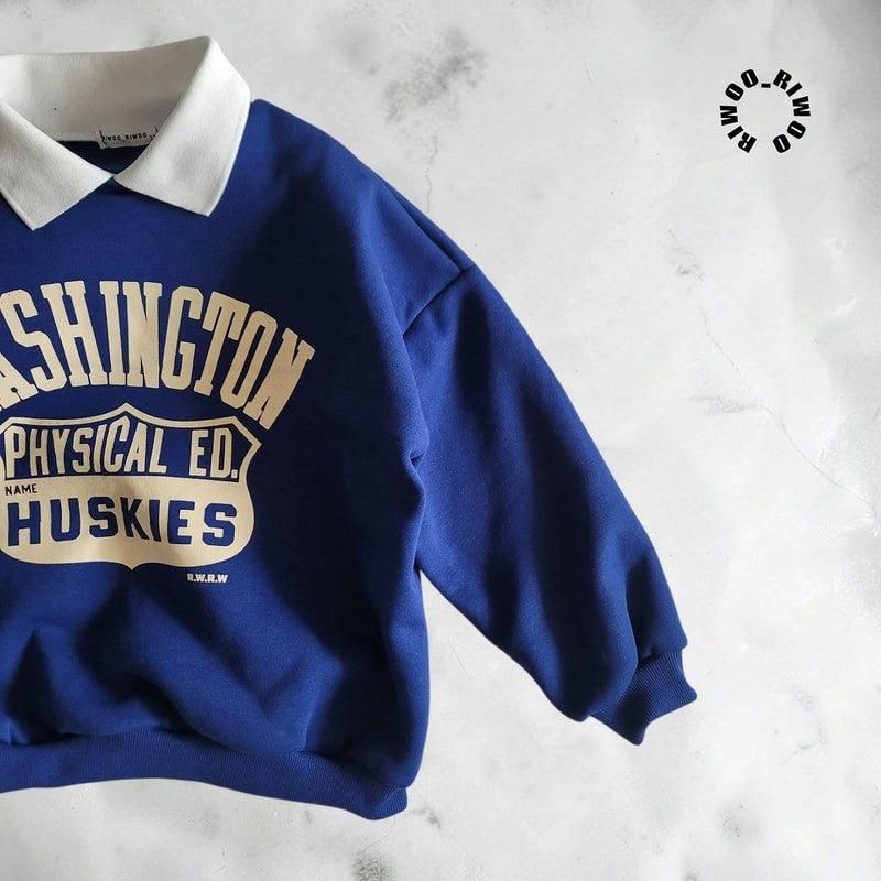 Little Foxx – Washington Fleece Collar Sweatshirt