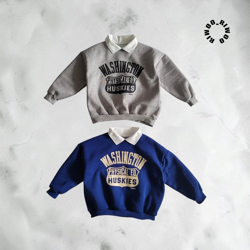 Little Foxx – Washington Fleece Collar Sweatshirt