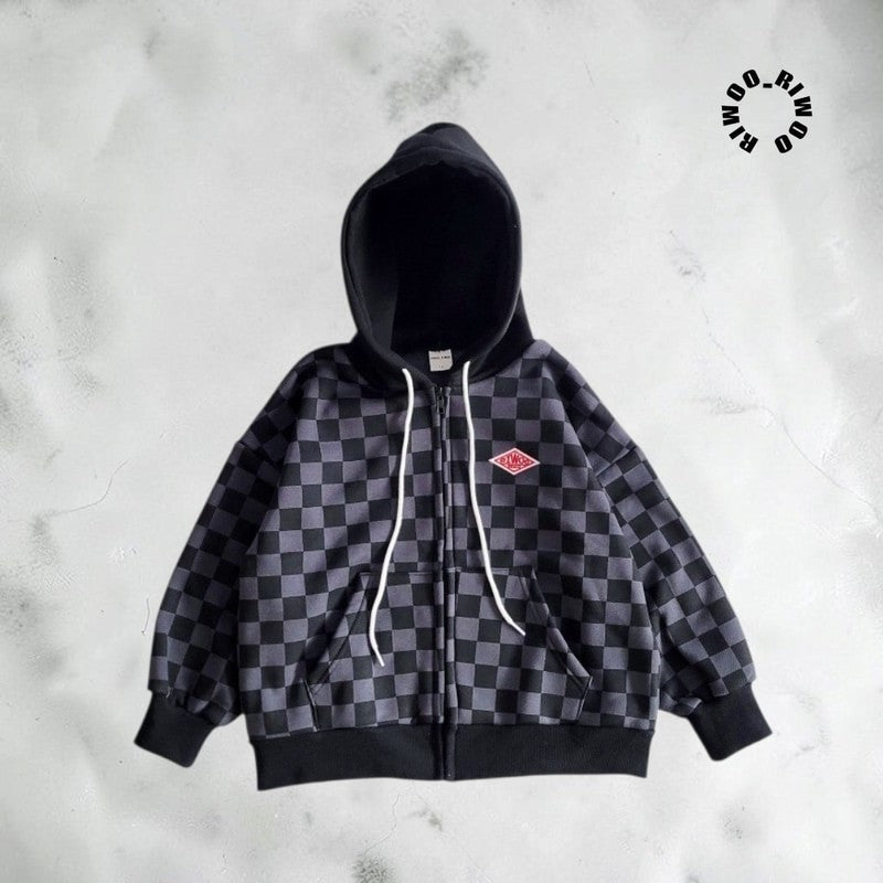 Little Foxx – Chess Fleece Hooded Zip-Up