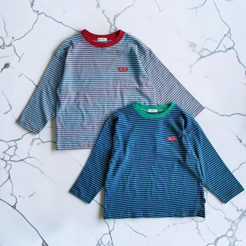 Little Foxx – Thick Striped Patch Tee