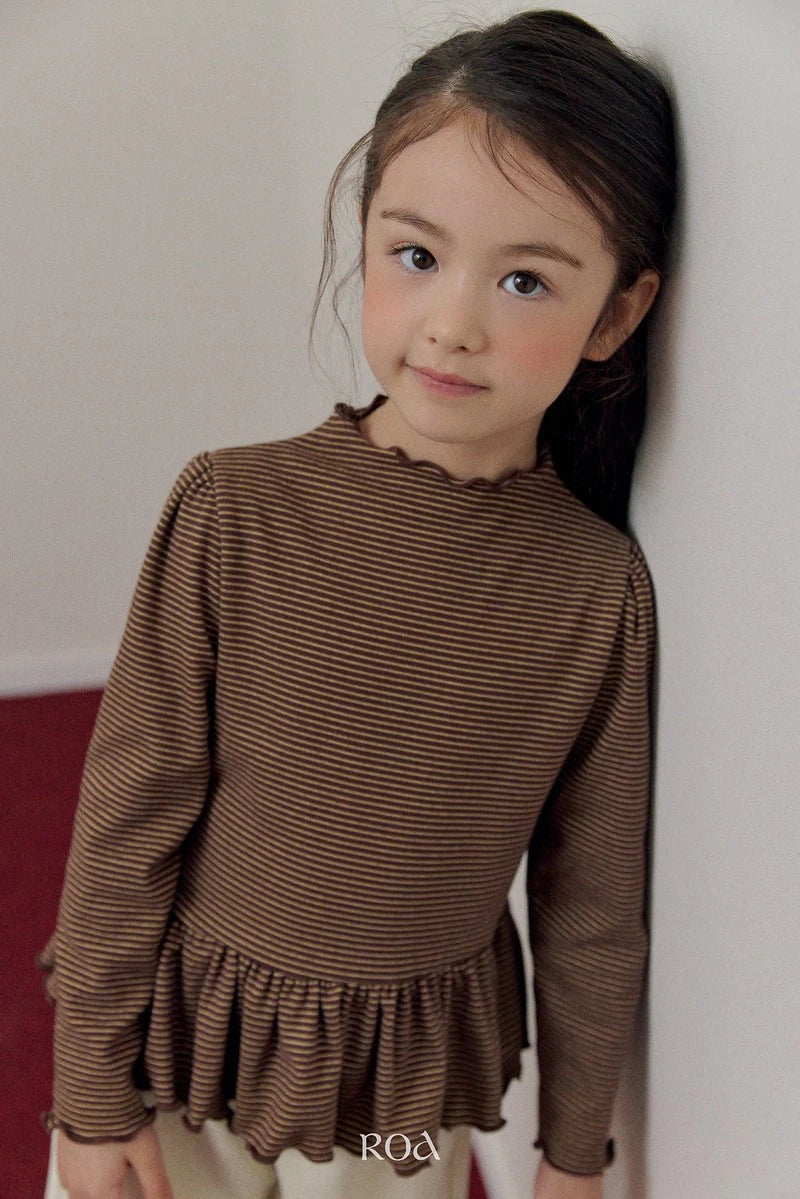 Little Foxx – Nana Striped Half-neck Tee