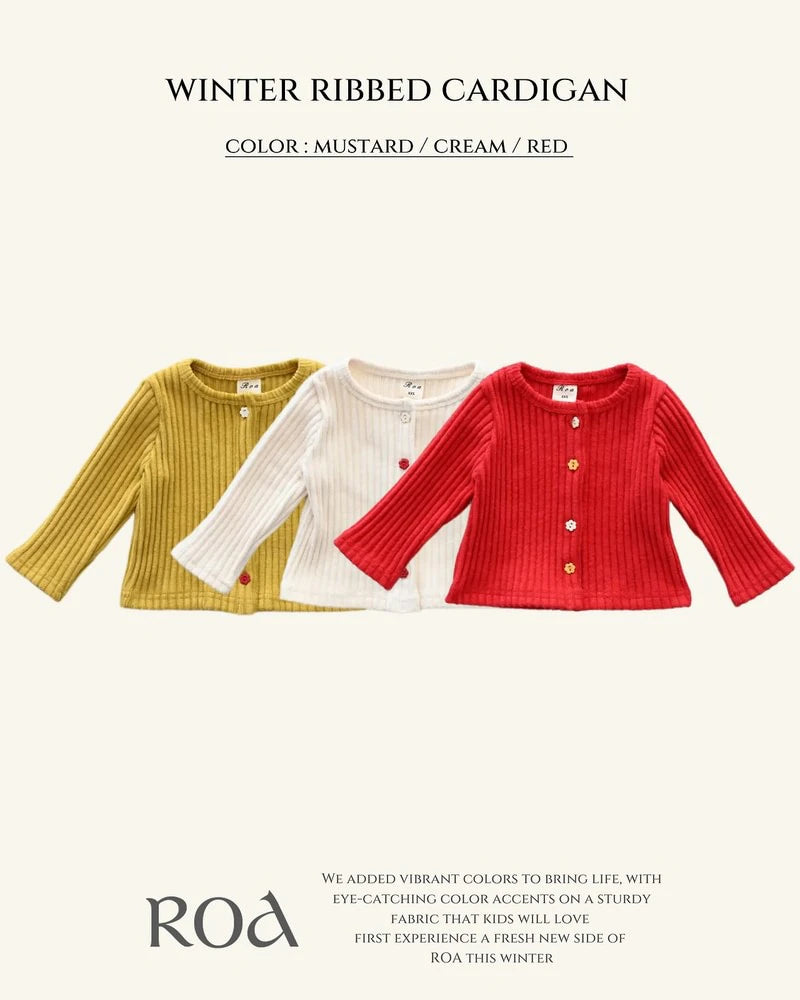 Little Foxx – Winter Ribbed Cardigan
