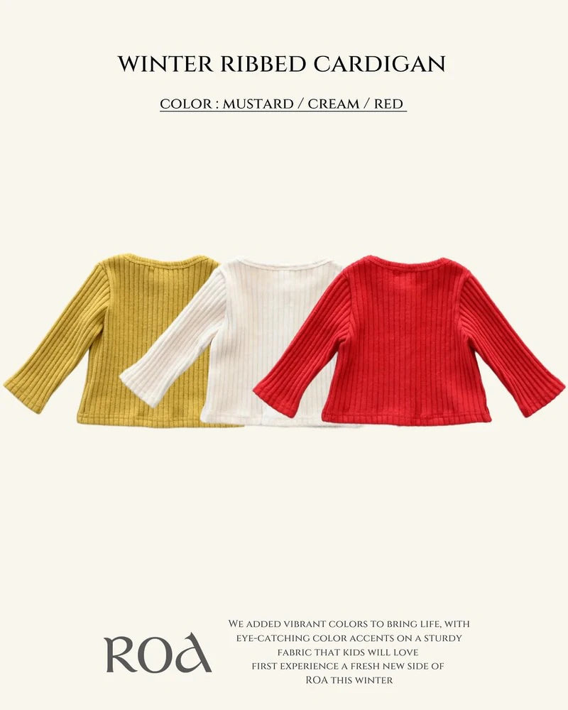 Little Foxx – Winter Ribbed Cardigan