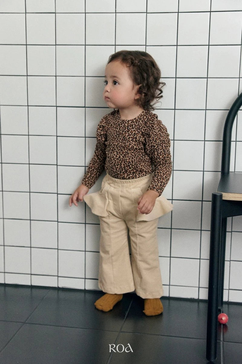 Little Foxx – Leopard Shirring Tee