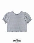 Little Foxx – Stripe Frill Tee
