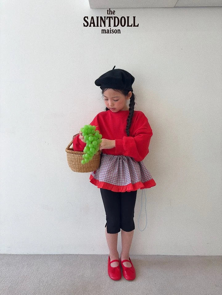 Little Foxx – Check Chip Frill Skirt