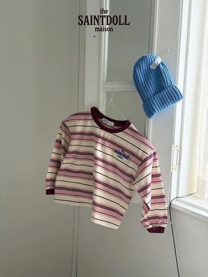 Little Foxx – Embroidered Stripe Tee