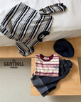Little Foxx – Embroidered Stripe Tee
