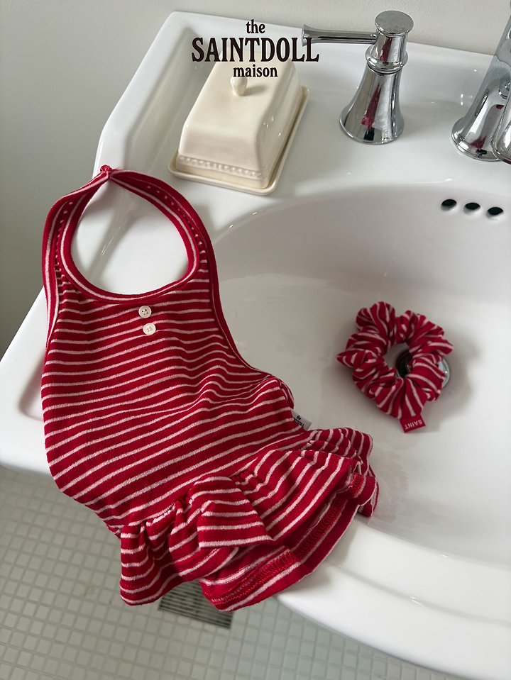 Little Foxx – Stripe Button Halter