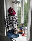 Little Foxx – Embroidered Stripe Tee
