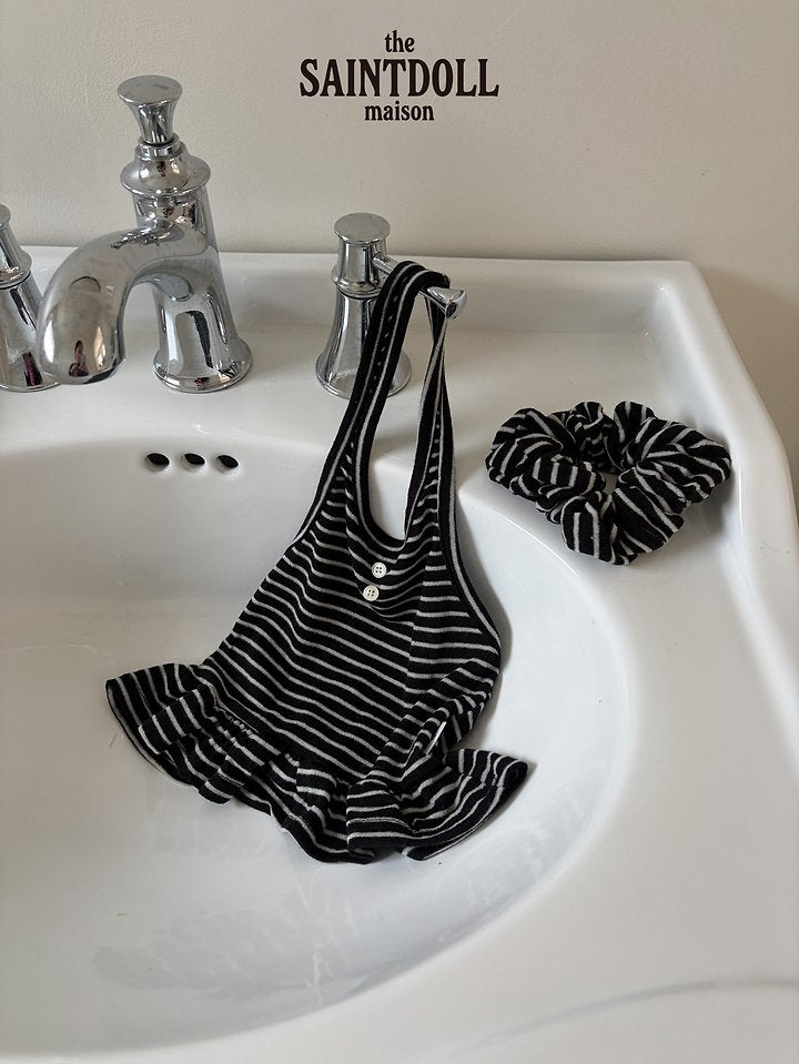 Little Foxx – Stripe Button Halter
