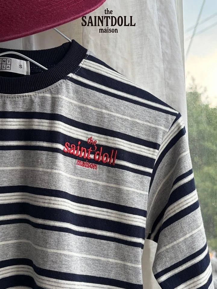 Little Foxx – Embroidered Stripe Tee