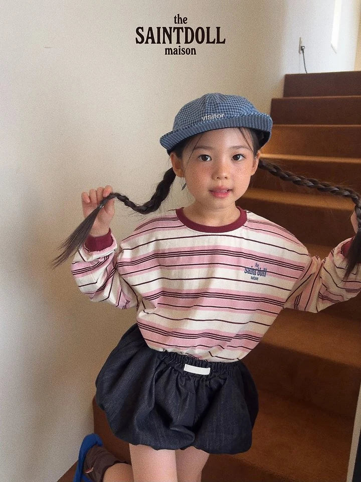 Little Foxx – Embroidered Stripe Tee