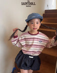 Little Foxx – Embroidered Stripe Tee