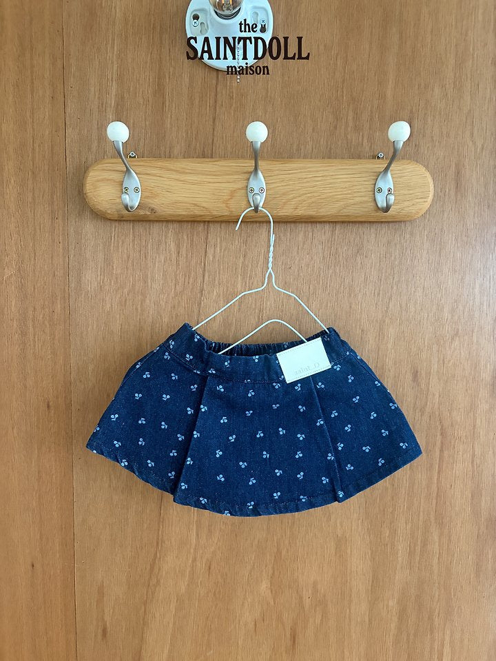 Little Foxx – Cherry Jeans Skirt