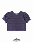 Little Foxx – Stripe Frill Tee