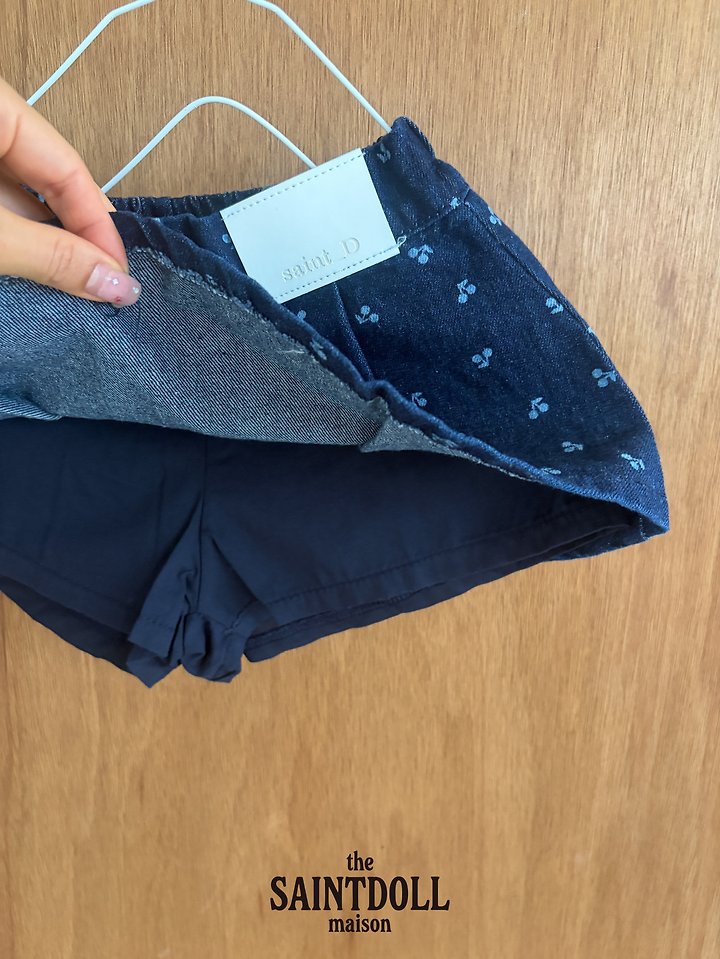 Little Foxx – Cherry Jeans Skirt