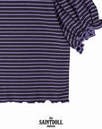Little Foxx – Stripe Frill Tee