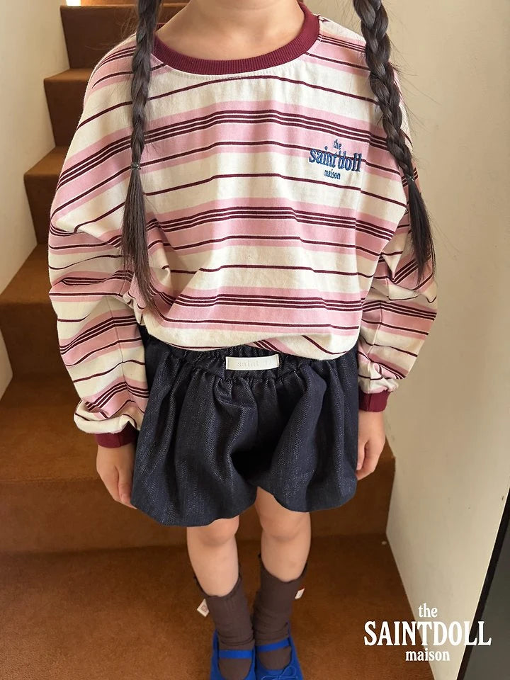 Little Foxx – Embroidered Stripe Tee